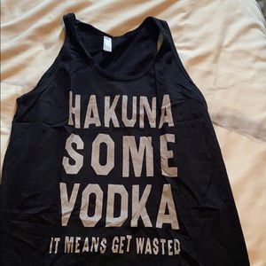 “Hakuna some vodka” Tank